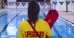 RLSS Lifeguards watching over the pool